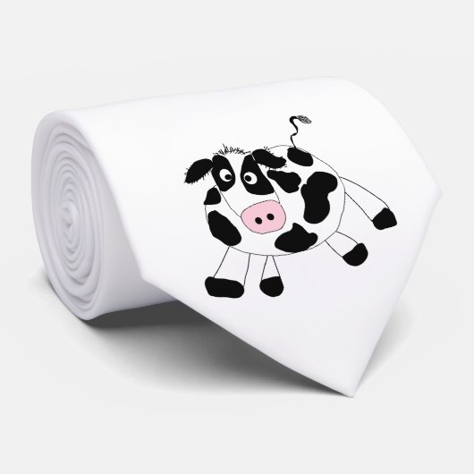 De Koe van het boerderij Stropdas (Opgerold)