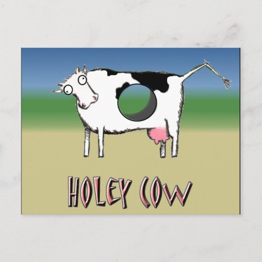 De Koe van Holey Briefkaart (Voorkant)