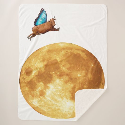 De Koe vloog over de Maan Sherpa Deken (Voorkant)