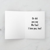 DE KOE VRAAGT: "HEB IK MOO GEZEGD?"/HOU OOK VAN JO KAART (Binnen)