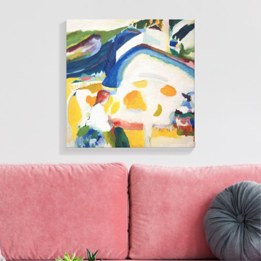 De Koe | Wassily Kandinsky | Canvas Afdruk (Insitu (Woonkamer))