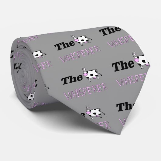 De Koe Whisperer Gifts Stropdas (Opgerold)