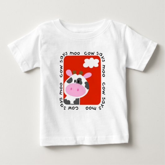 De koe zegt Moo T-shirts en Giften (Voorkant)