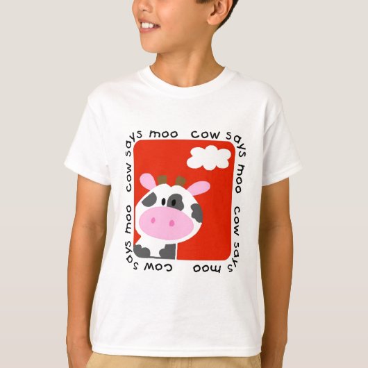 De koe zegt Moo T-shirts en Giften (Voorkant)