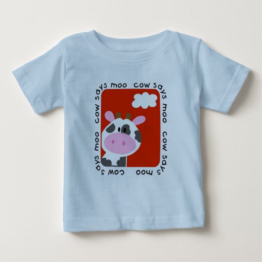 De koe zegt Moo T-shirts en Giften (Voorkant)