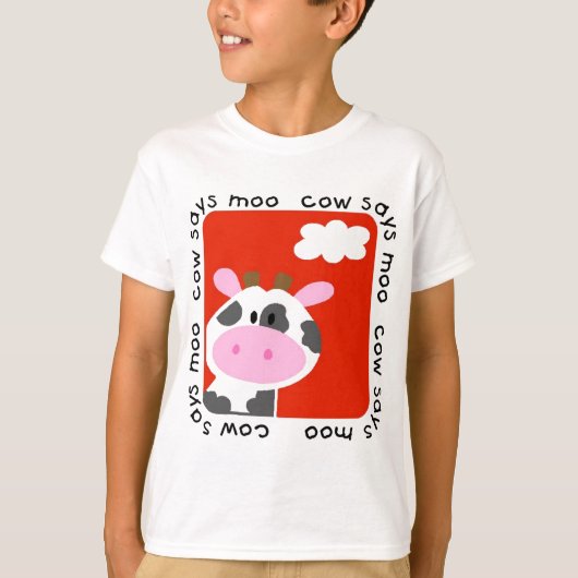 De koe zegt Moo T-shirts en Giften (Voorkant)