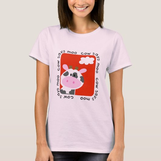 De koe zegt Moo T-shirts en Giften (Voorkant)