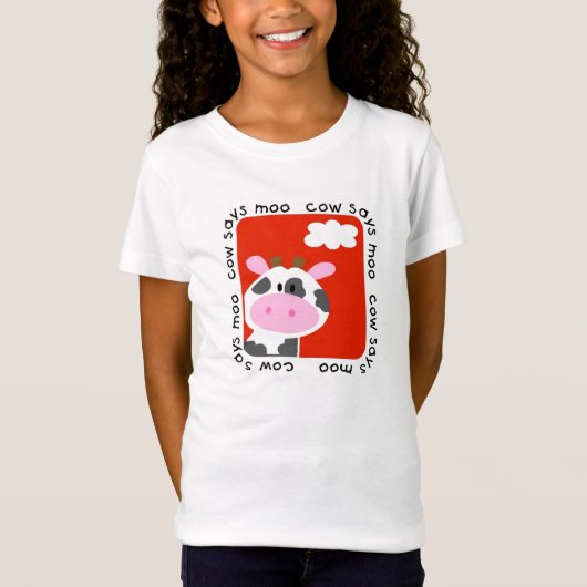De koe zegt Moo T-shirts en Giften (Voorkant)