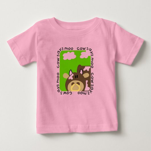 De koe zegt Moo T-shirts en Giften (Voorkant)