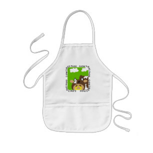 De koe zegt Moo T-shirts en Giften Kinder Schort