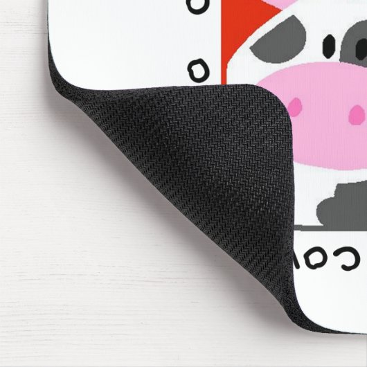 De koe zegt Moo T-shirts en Giften Muismat (Hoek)