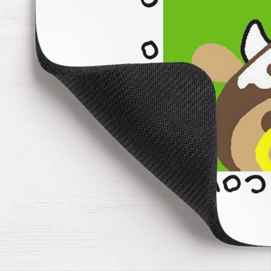 De koe zegt Moo T-shirts en Giften Muismat (Hoek)