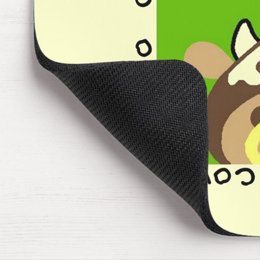 De koe zegt Moo T-shirts en Giften Muismat (Hoek)