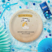 De Koe zweeft over het moonboek Papieren Bordje (Feest)