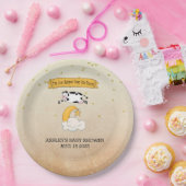 De Koe zweeft over het moonboek Papieren Bordje (Feest)