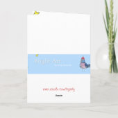 De Koeien komen voor kerstmis thuis Feestdagen Kaart (Achterkant)