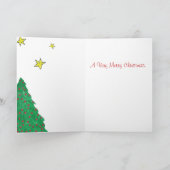 De Koeien komen voor kerstmis thuis Feestdagen Kaart (Binnen)