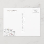 De Koeien van de Wondenweddenschap sparen het Brie Aankondigingskaart (Achterkant)