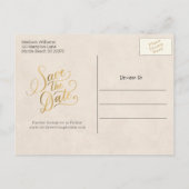 De Koeien van het huwelijk sparen het Briefkaart v (Achterkant)