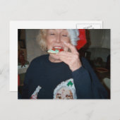 De Koekjes van de kerstman Feestdagenkaart (Voorkant / Achterkant)