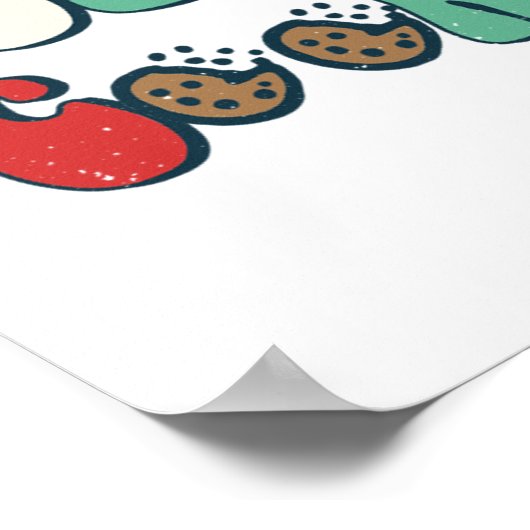 De Koekjes van de Kerstman!!! Poster (Hoek)