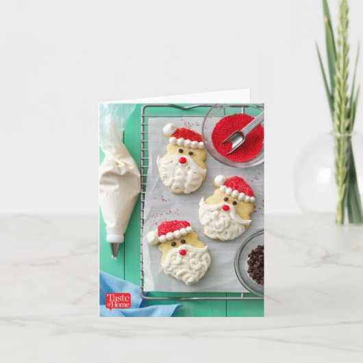 De Koekjes van de Suiker van de Kerstman Feestdagen Kaart (Voorkant)