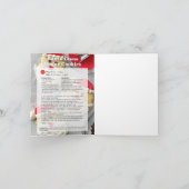 De Koekjes van de Suiker van de Kerstman Feestdagen Kaart (Binnen)