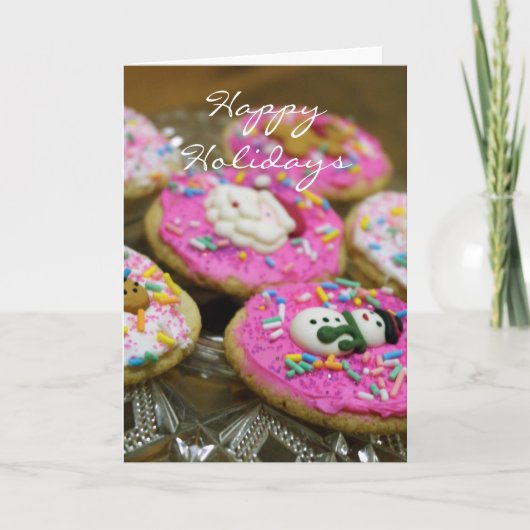 De Koekjes van de vakantie Feestdagen Kaart (Voorkant)