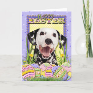 De Koekjes van het Paasei - Dalmatian Feestdagen Kaart