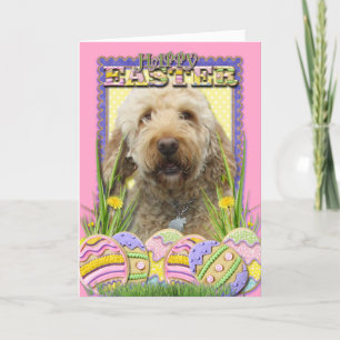 De Koekjes van het Paasei - GoldenDoodle Feestdagen Kaart