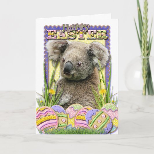 De Koekjes van het Paasei - Koala Feestdagen Kaart (Voorkant)