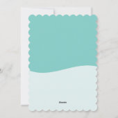 De koekjes van Kerstmis en hete chocolade Feestdagenkaart (Achterkant)