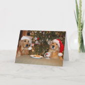 De Koekjes van Kerstmis Feestdagen Kaart (Voorkant)