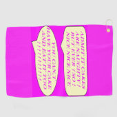 De koekjes zijn mooi gemaakt voor de liefhebbers v golfhanddoek (Horizontaal)