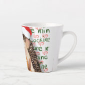 De koekjes zijn van mij Kerst Egel Latte Mok (Rechts)