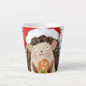 De koekjes zijn van mij Kerst Egel Latte Mok (Voorkant)