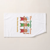 De koekjesbemanning gingerbread  handdoek (Handdoek)
