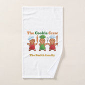 De koekjesbemanning gingerbread  handdoek (Handdoek)