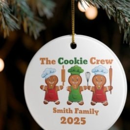 De koekjestroepen gingerbread  keramisch ornament
