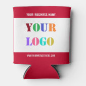 De Koelbox van de Logo en van de Tekst van de doua Blikjeskoeler (Voorkant)