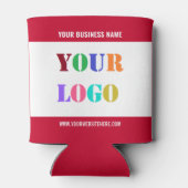 De Koelbox van de Logo en van de Tekst van de doua Blikjeskoeler (Achterkant)