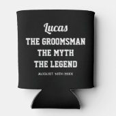 De koelbox van de mythe GroomsMan uit groom Blikjeskoeler (Achterkant)