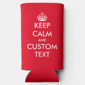 De koelboxxen van meme seltzer blijven kalm seltzer blikjeskoeler (Achterkant)