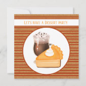 de koele dessert partij voegt informatie Herfst se Kaart (Voorkant)