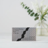 De koele Gebarsten Dienst van het Metaallassen Visitekaartje (Staand voorkant)