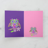 De koele kaart van de Verjaardag van de Uil van (Binnen)