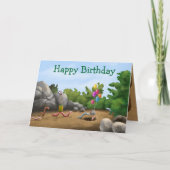 De koele Kaart van de Verjaardag van de Worm (Voorkant)