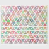 De koele kleurrijke driehoeken van de cadeaupapier (Vlak)