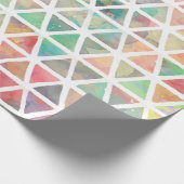 De koele kleurrijke driehoeken van de cadeaupapier (Hoek)