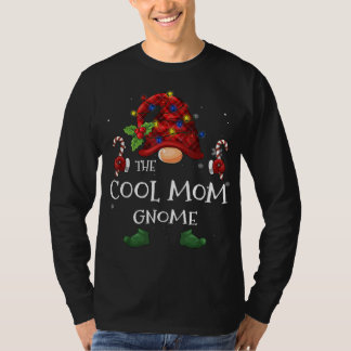 De koele mam Gnome Buffalo met kerstboom Li T-shirt